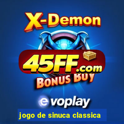 jogo de sinuca classica